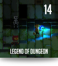 Calendrier J14 Legend of Dungeon Le calendrier de lavent des jeux indé 2013