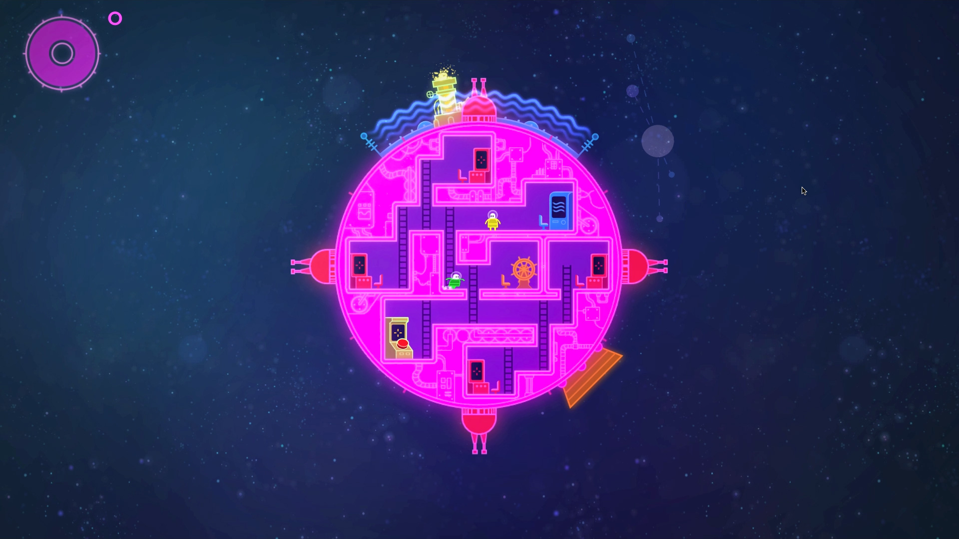 Lovers in a Dangerous Spacetime